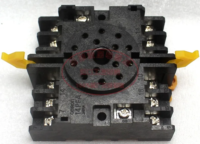 

Free shipping Original imported genuine Omron (Nissan) ORMON relay base 14PFA