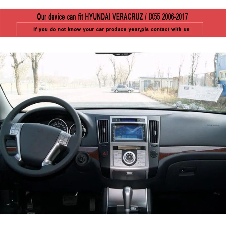 Оперативная память 4 ГБ Android 9,0 Fit HYUNDAI VERACRUZ/IX55 2006- автомобильный dvd-плеер Мультимедиа Навигация gps радио аудио стерео головное устройство