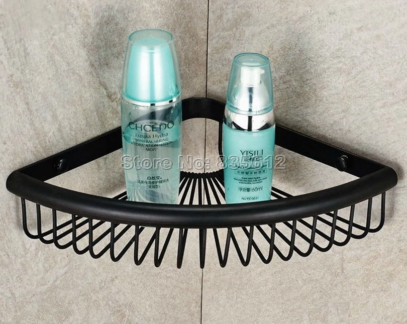 Bathroom Accessory / Black Oil Rubbed Bronze Wall Mounted Large Corner