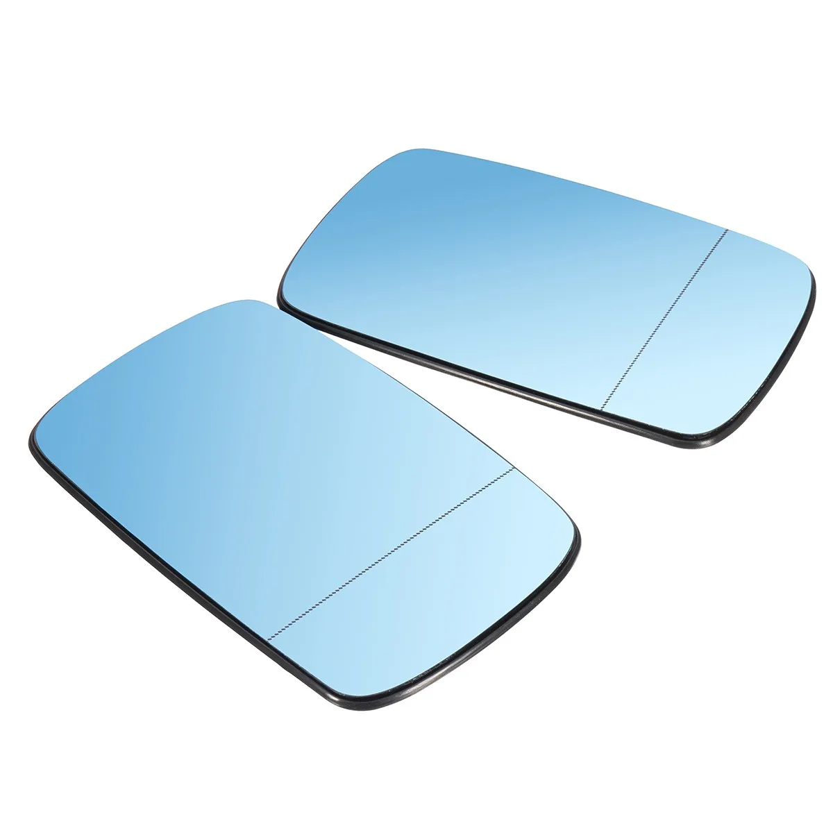 BMW E36 E34 E39 Right=Left Wing Mirror Glass Blue Heated Aspheric Blind Spot