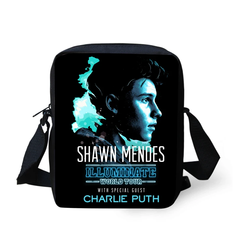 Thikin Mendes Shawn Shoulder Bags Children Messenger Bag Crossbody Phone Bag for Girls Phone Bag Shopping Bags School Bags