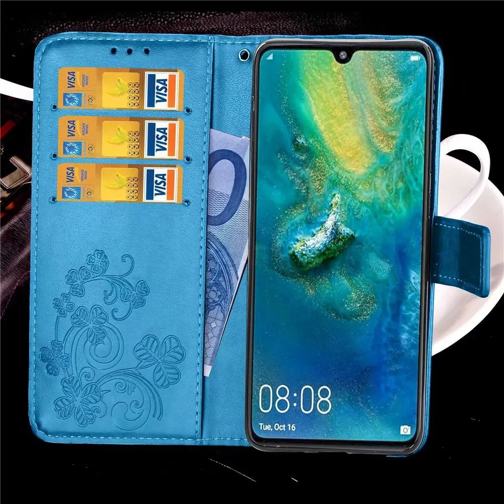 

Wallet Flip Cover Leather Case For Huwei Mate 20
