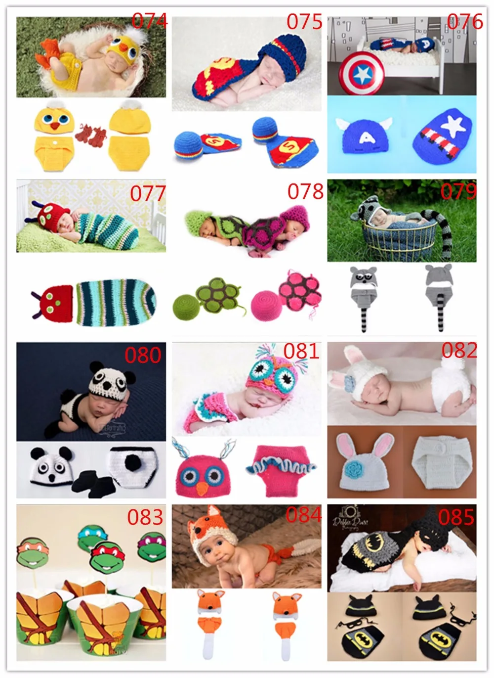 Новое поступление; детская шапка ручной работы; вязаная шапочка для новорожденных; вязаные бейсболки с животными; реквизит для фотосъемки; 10 шт.;