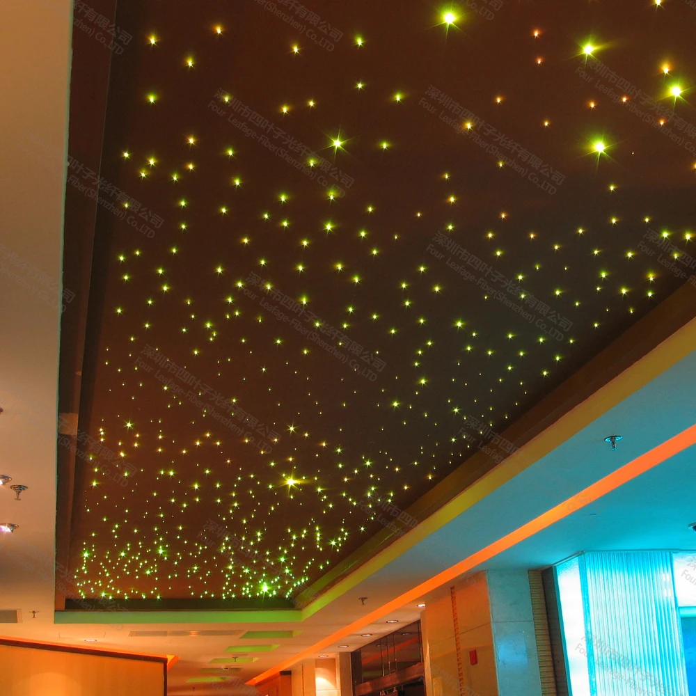Us 65 26 150piecs 2m 0 75mm Mini Led Decorative Star Ceiling Fiber Optic Light Kit For Lighting In Optic Fiber Lights From Lights Lighting On