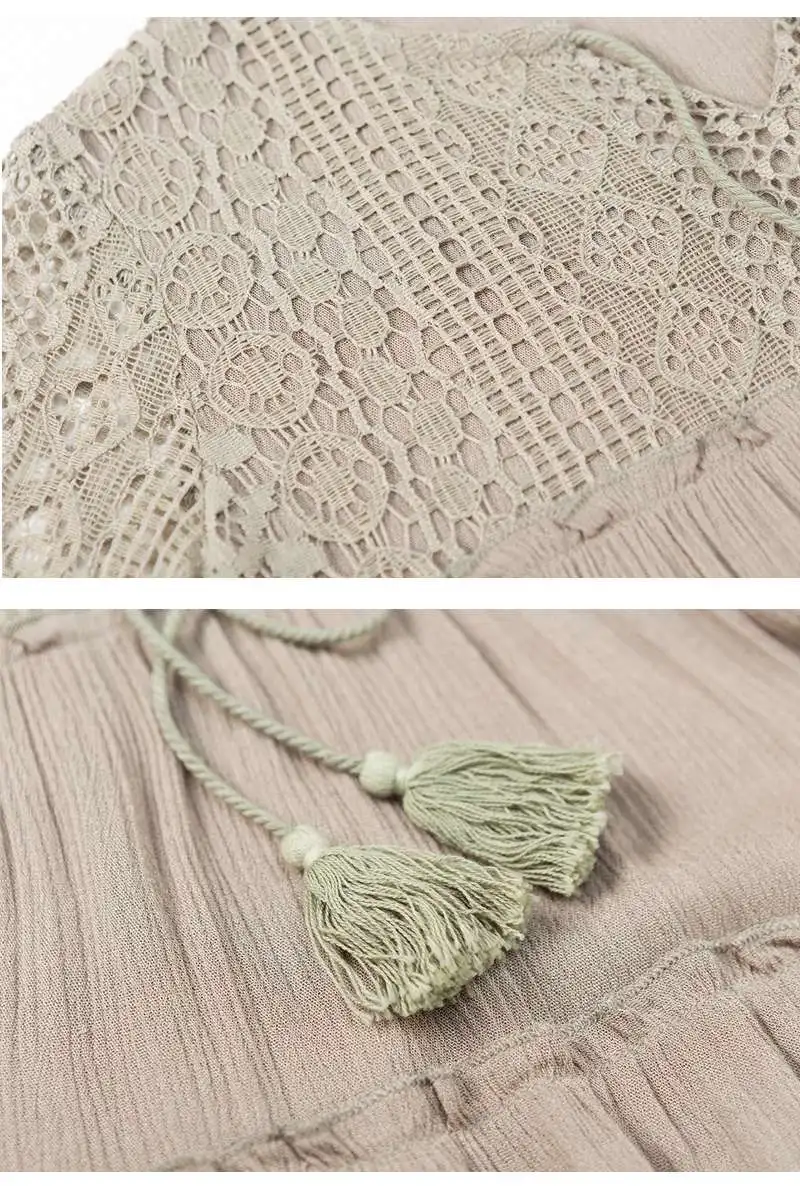 Lace Trim Peasant Top for girls G3212-9