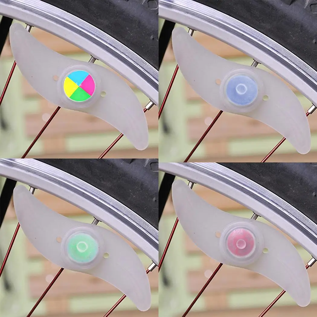 Colorful Bike Bicycle Cycling Spoke Wire Tire Rim Wheel LED Bright Light Lamp ^