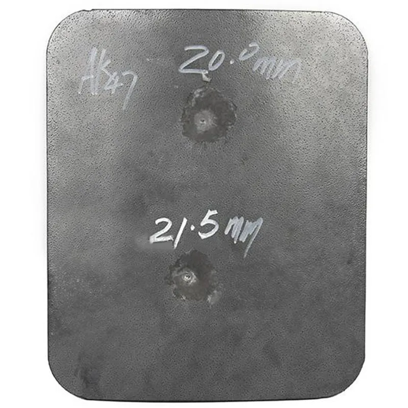CCGK Bulletproof plate Steel Protection AK-47 4mm M-16 6mm Ballistic Panel DHL Tactical Vest 3025mm 1210'' Practical Testing (1)