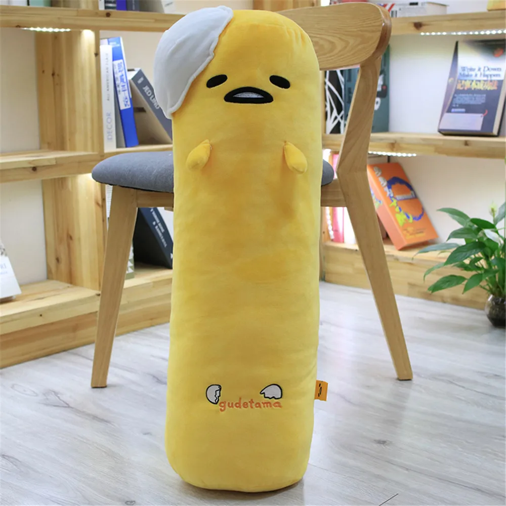 1 шт. 68/110 см Gudetama Lazy Egg jun яичный желток брат большая кукла подушка ленивые шары Мягкие плюшевые игрушки для детей друг подарки