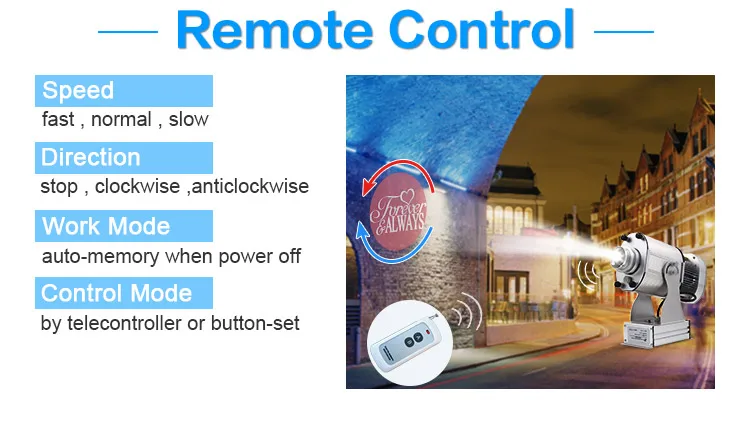 middle size static or rotate projector8