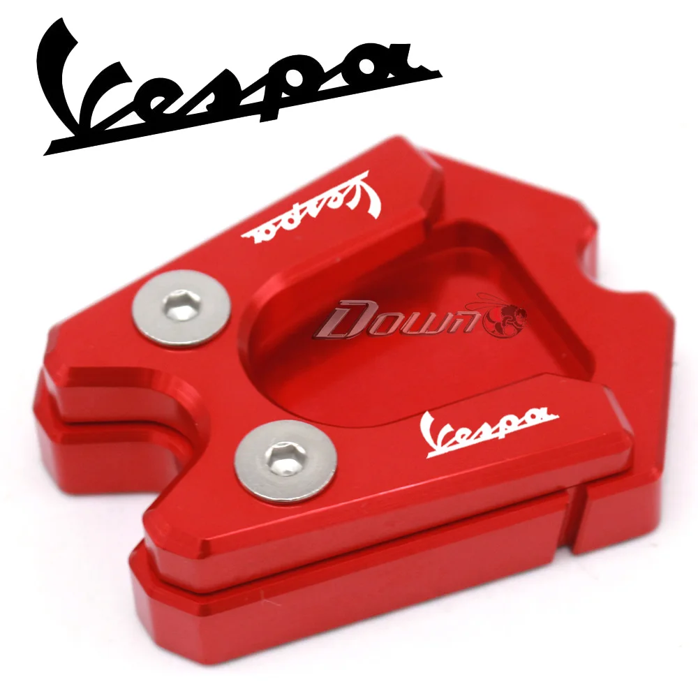 

For Vespa GTS GTV 3Vie Motorcycle Kickstand Extension Plate Foot Side Stand Enlarge Pad