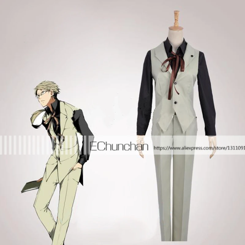 New arrival Bungo Stray Dogs Cosplay Clothes Adult Halloween Stray Dogs