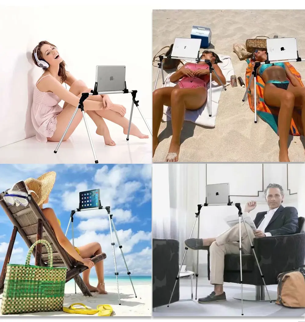 Portefeuille Tablet Mount Holder Floor Desk Sofa Bed Stand For iPad Pro 12.9 10.5 mini 4 2 Xiaomi mi Pad 4 3 Soporte Accessories (4)