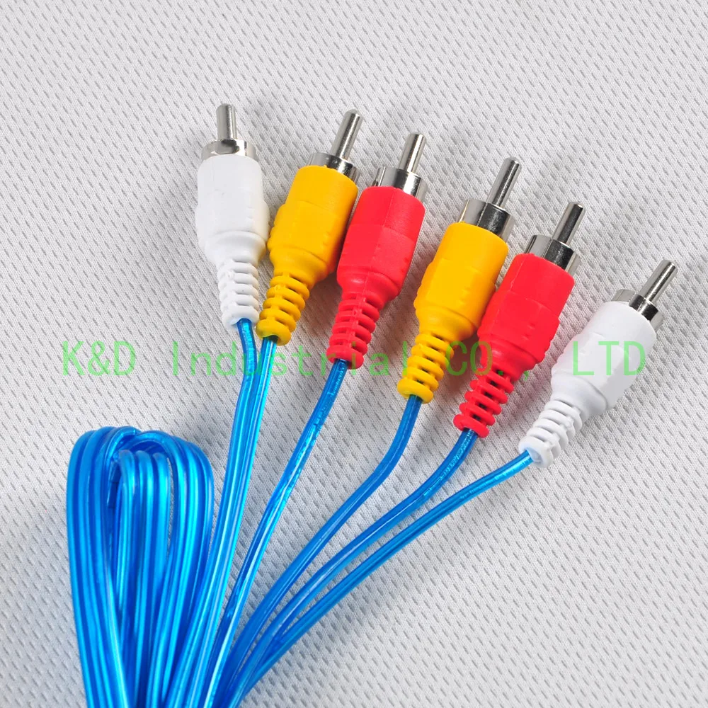 1pc  Ķ 3 RCA  3 RCA  1.3m  ڵ  ׷ ̺   AV ڵ