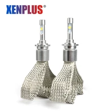 Xenplus D2S h4 h7 h8 h11 hb3 h13 H27 H1 H3 9006 9007 9012 светодиодный фары лампы Cree XHP50 чип 80 Вт 9600LM Автомобильная противотуманная фара для автомобиля