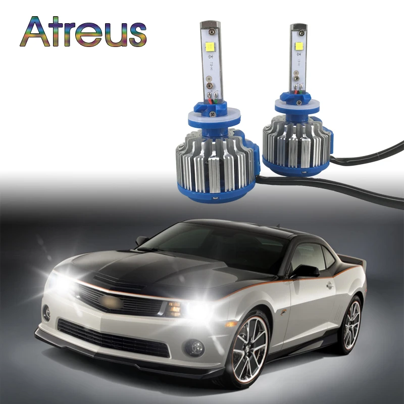 Atreus H1 880 881 H3 Светодиодные Автомобильные фары для Hyundai I30 Peugeot 206 Opel Nissan Renault Honda 70W 7000LM
