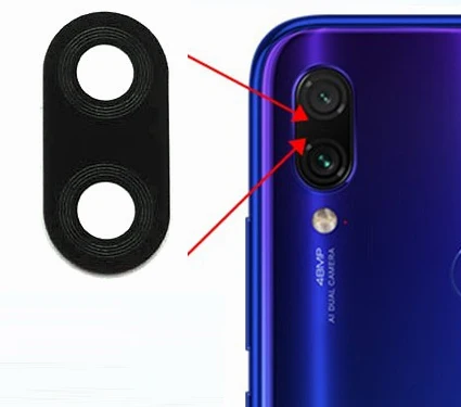1 шт 2 новая стеклянная крышка объектива камеры с клеевым клеем для Xiaom Redmi Note