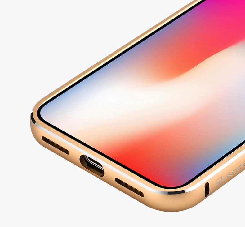 Чехол для iphone X Роскошный металлический алюминий+ углеродное волокно задняя крышка для iphone X 10 защитный чехол s