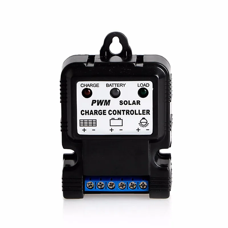 

Mayitr 6V 12V 10A Auto Solar Panel Charge Controller Battery Charger PWM Regulator Power Controllers