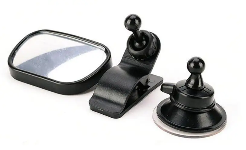 

1pc 2 in 1 Mini Safety Car Back Seat Baby View Mirror Adjustable Baby Rear Convex Mirror
