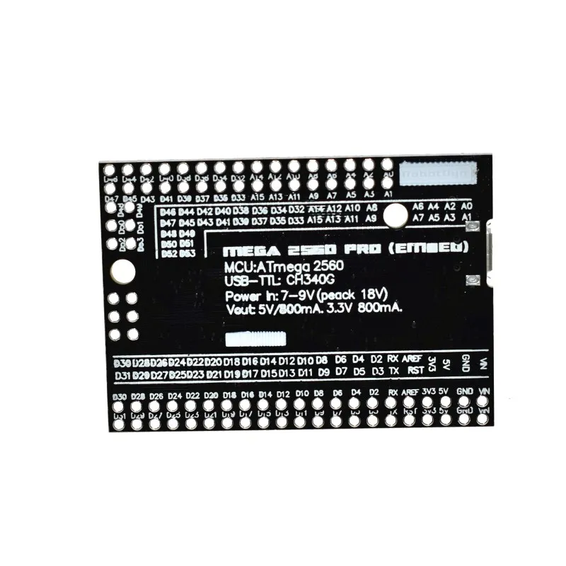 AEAK Mega 2560 PRO MINI 5 В(встраивание) CH340G ATmega2560-16AU с наконечниками, совместимыми с arduino Mega 2560