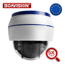 HD 1080P Беспроводная PTZ IP камера Wifi CCTV скоростная купольная камера Onvif 5X оптический зум внутренняя аудио sd-карта IR 20m P2P CamHi