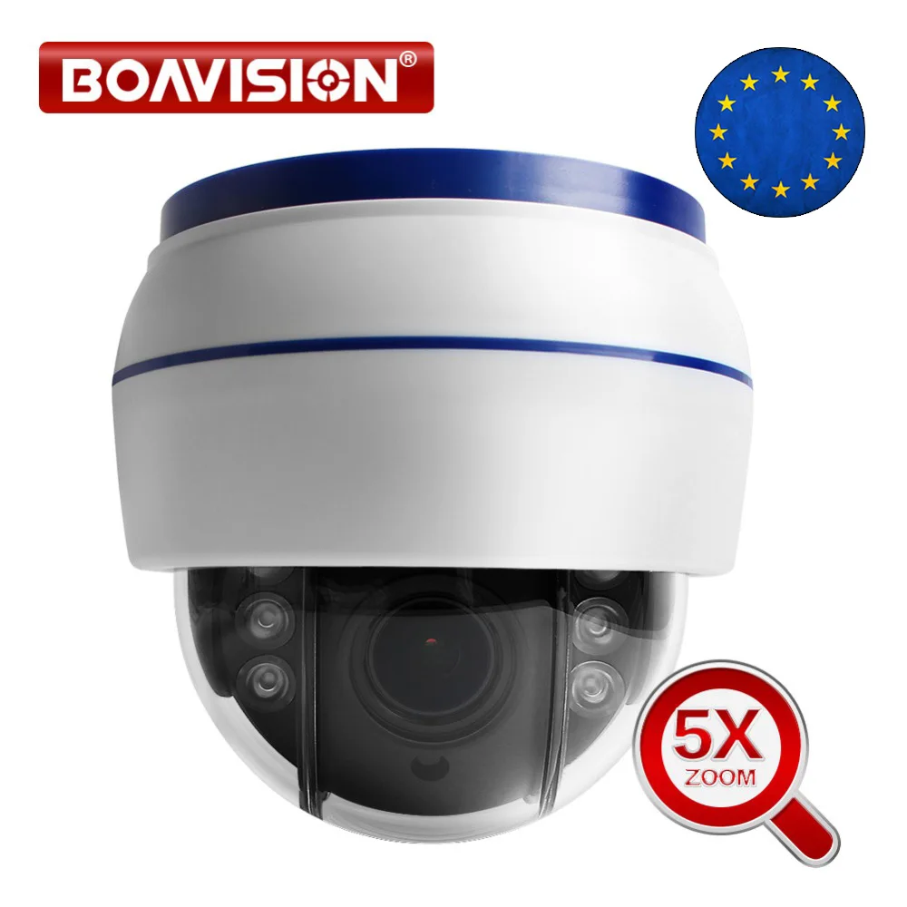  HD 1080P Wireless PTZ IP Camera Wifi CCTV Speed Dome Camera Onvif 5X Optical Zoom Indoor Audio SD C - 32832620726