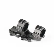 Охотничье сверхмощное двойное кольцо 25,4/30 мм QD быстросъемное крепление для прицела 20 мм Пикатинни Вивер