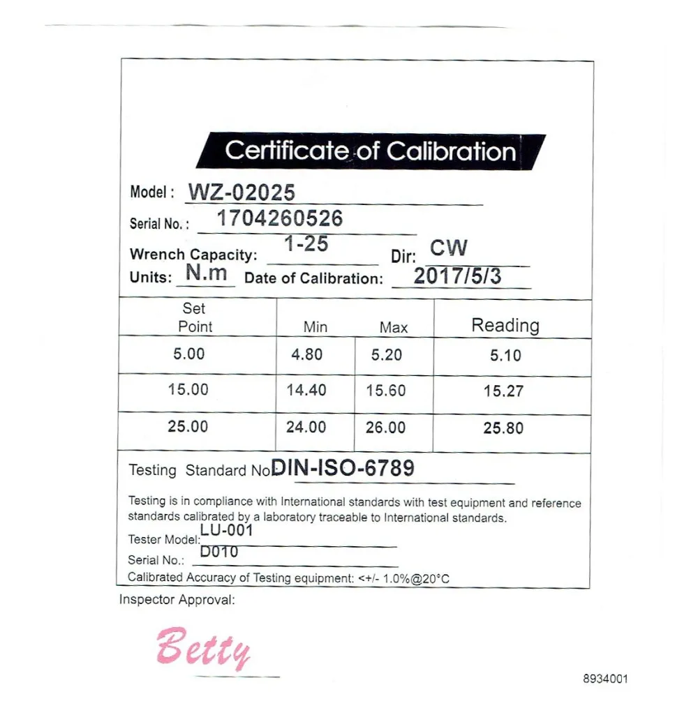 certifications
