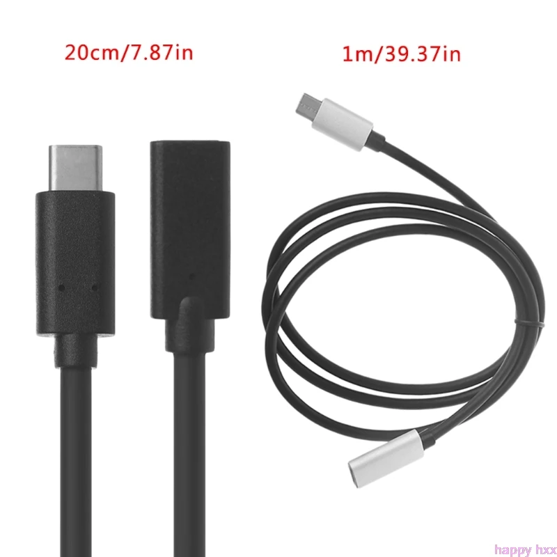 USB 3,1 type C Мужской и женский разъем удлинитель Кабель-адаптер для Macbook Pro