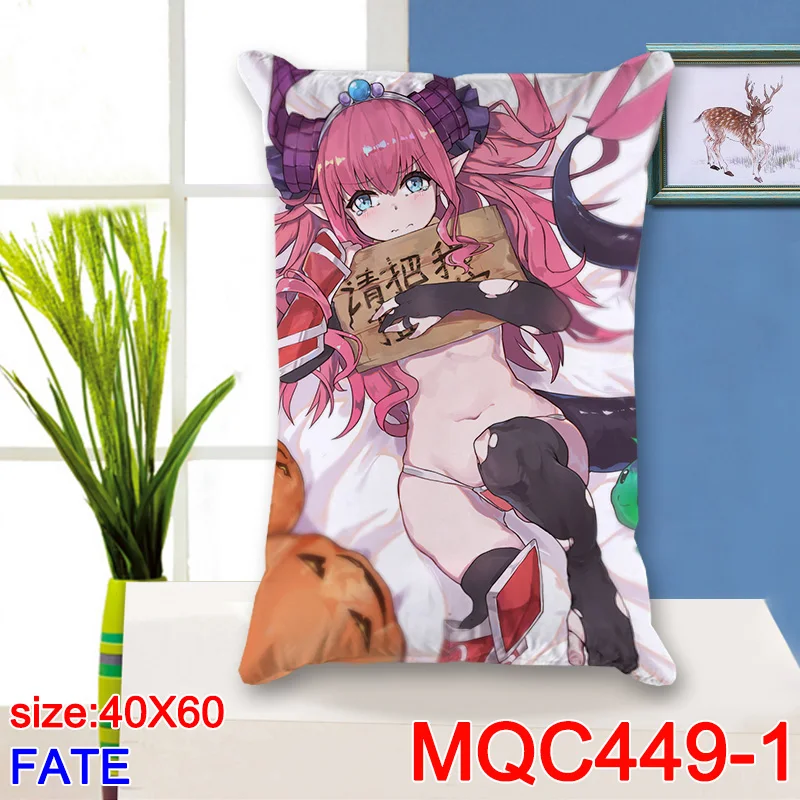 Японское аниме Fate Stay Night прямоугольная Подушка Чехол Наволочка декоративная подушка dakimakura Чехол Рождественский чехол для подушки - Цвет: E