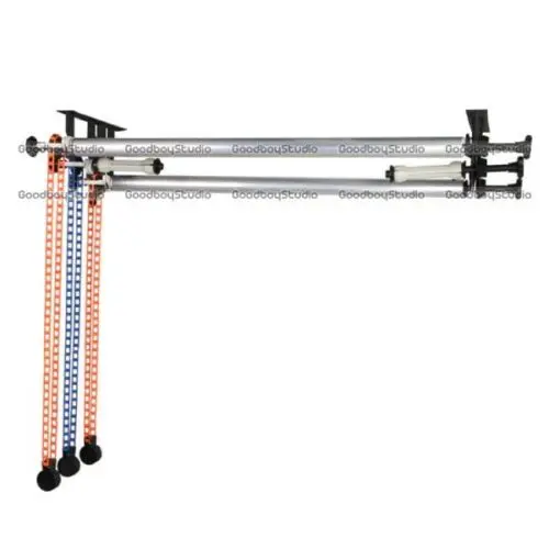 

3 Roller Wall Ceiling Mount Manual Background Support System + 3X 3M Cross Bar Kit