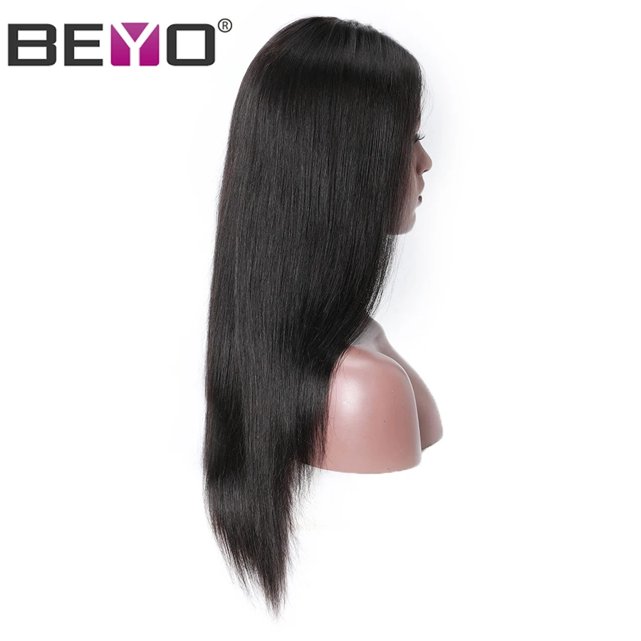 6X2 Straight Lace Front Human Hair Wigs For Black Women Brazilian Lace Wig Pre Plucked With Baby Hair 150 Density Remy Beyo Hair (3)