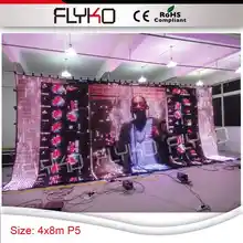 Год высокой четкости P5CM 12800 лампы pcs led блестящая занавеска