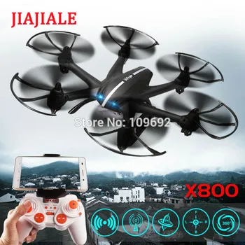 

Free Shipping MJX X800 2.4G 4CH 6-Axis UAV Quadcopter RTF Drone RC Helicopter Can Add C4005 WIFI FPV Camera & C4002 VS H20 H107D