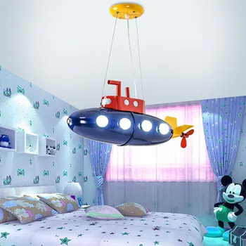 

Free Shipping Cartoon Pendant Lamp Children's Room Hanging Lamp Boy Bedroom Eyes Protection LED Pendant Lamp 100% Guaranteed