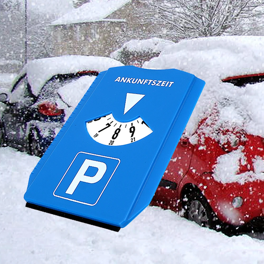 Автомобильный лобовое стекло, лопата для снега, отображение времени, диск для удаления снега, время возврата, примечание, время парковки, знак, скребок для льда, автоуход