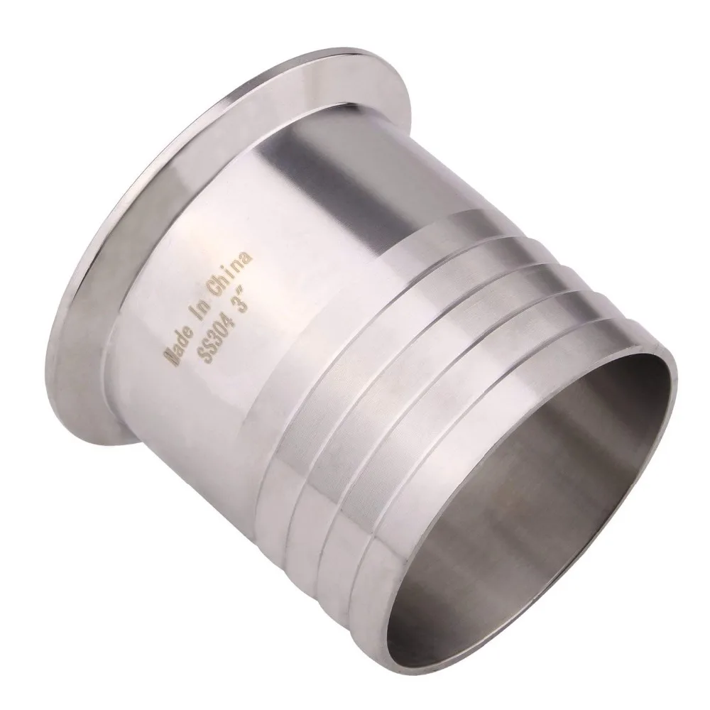 DERNORD 3 &quotсанитарный шланг Колючая труба фитинг до 3&quot Tri Clamp SUS304 наконечник O/D 77