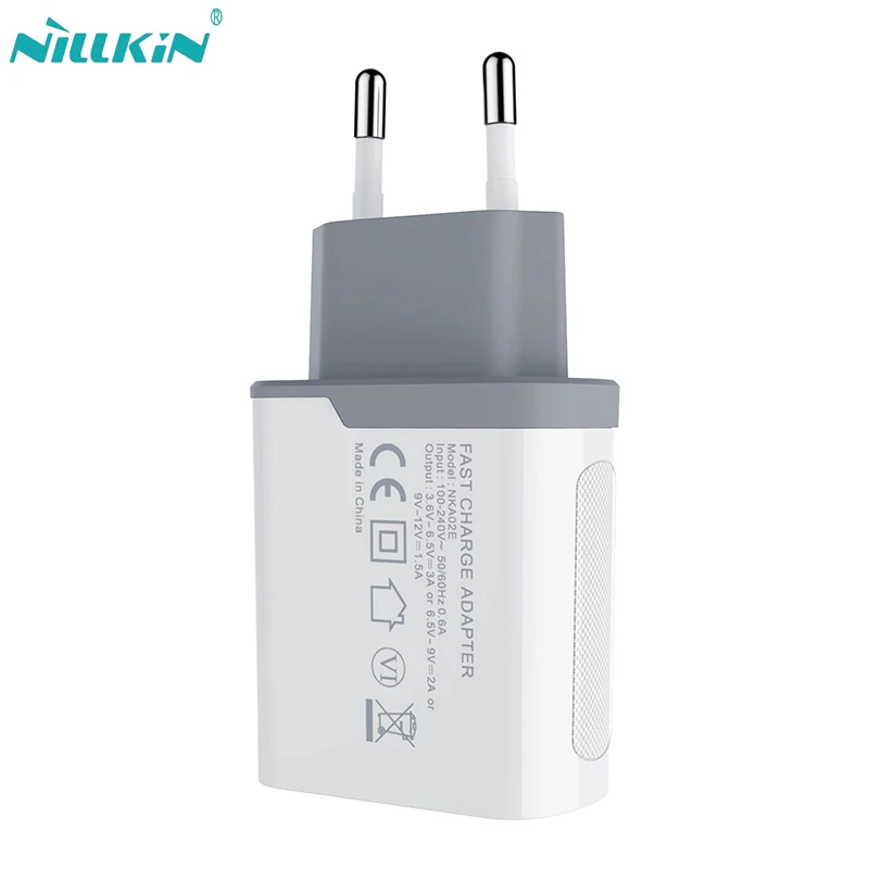 

Nillkin QC 3.0 3A Fast Charger US EU UK USB Travel Charger USB Wall Phone Charger For iPhone Samsung Xiao Google Free shipping