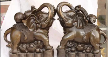

China Copper Animal Statue Elephant Creative Decorate