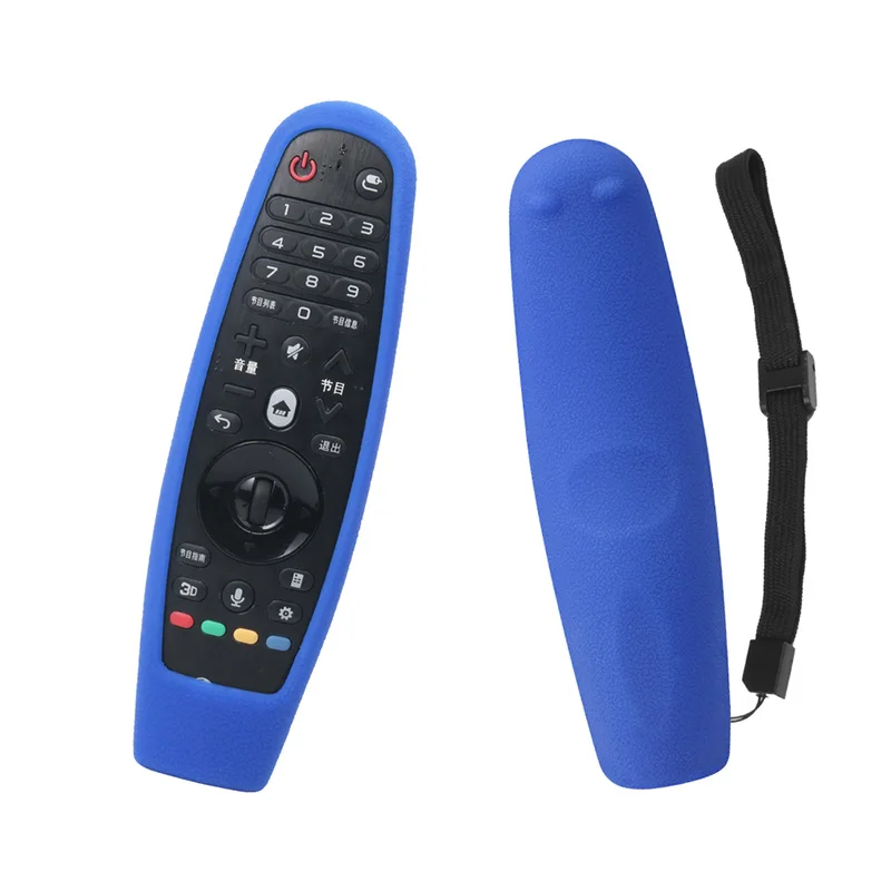 LG AN-MR600 AN-MR650 AN-MR18BA Magic Remote Управление чехол SIKAI для умный Браслет OLED ТВ защитные силиконовые чехлы - Цвет: blue only case
