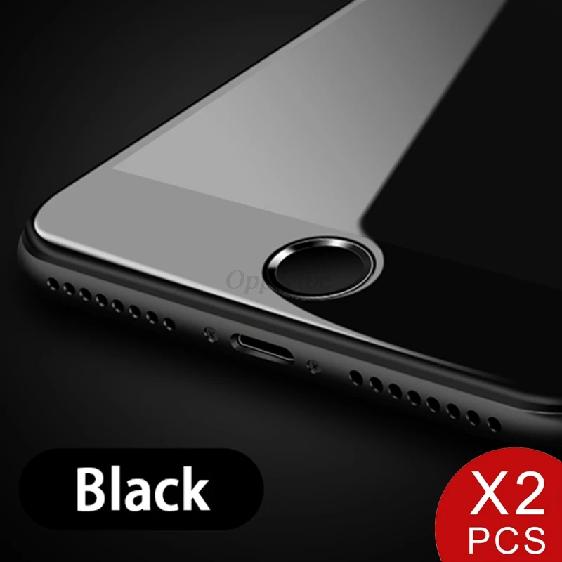 2 шт для iPhone 8 алюминиевая сенсорсенсорная ID Главная Кнопка Наклейка для iPhone 6 6S 7 8 Plus SE iPad отпечаток пальца сенсорный ключ Защитная Наклейка s - Цвет: Black