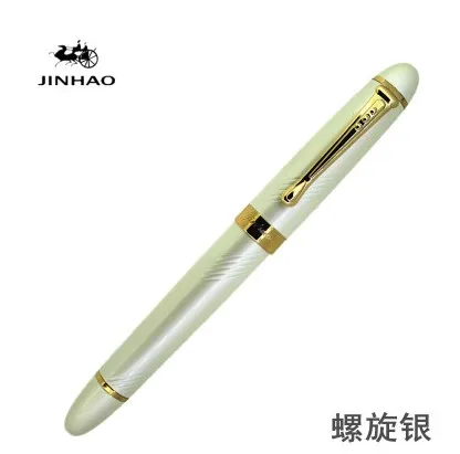 Новое поступление jinhao x450 Роскошная высококачественная металлическая перьевая авторучка с черными чернилами 0,5 мм перьевые ручки школьные и офисные принадлежности подарок - Цвет: 12