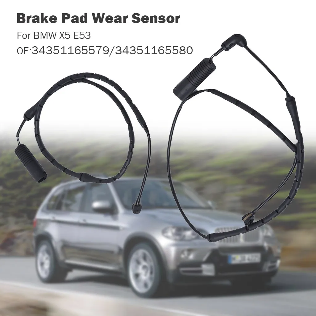 

Car Front/Rear Wheel Brake Pad Wear Sensor Cable Auto Car Brake System Alarm Wire Line X5 OEM34351165580