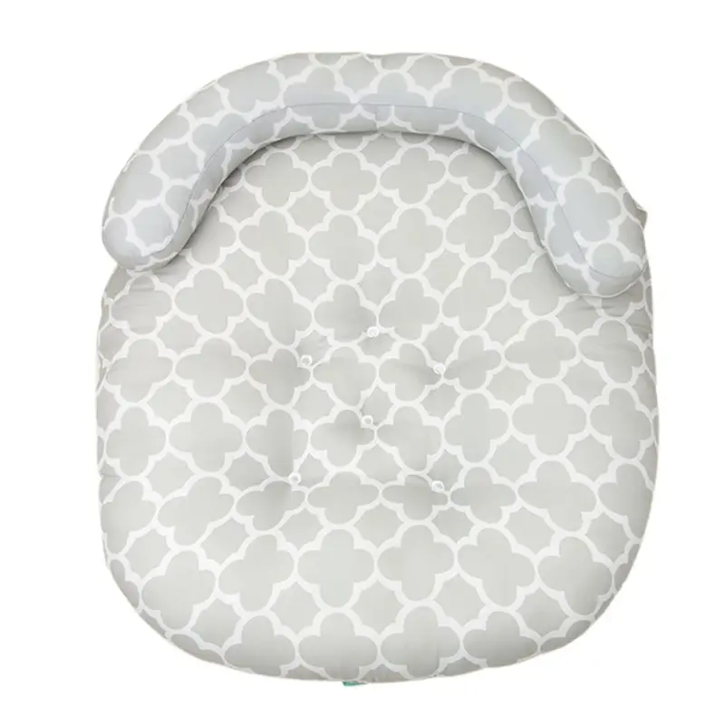 Для новорожденных сон Матрасы для младенцев детская Колыбелька для кормления Подушка Детская позиционер Анти ролл спальная подушка - Цвет: Слоновая кость