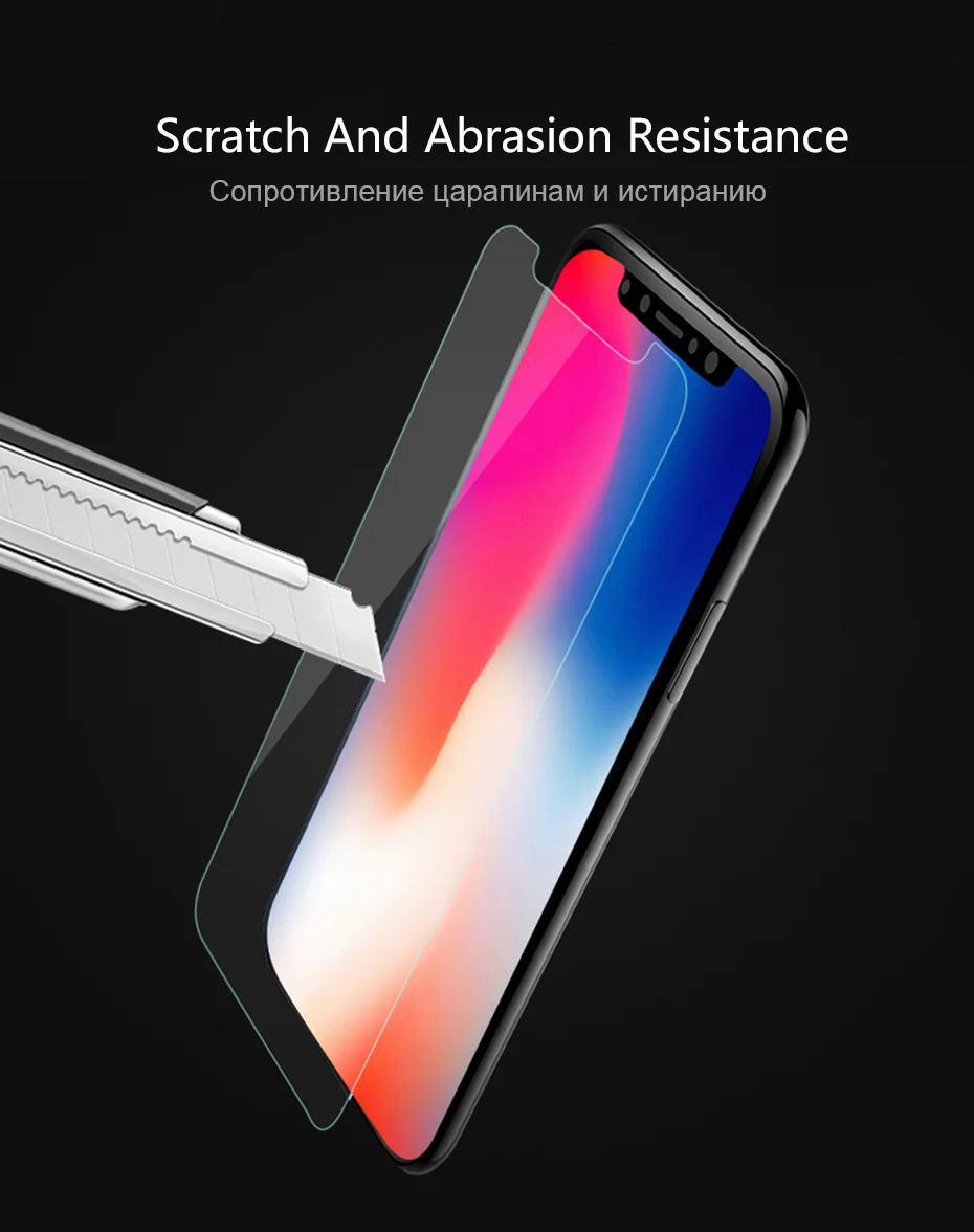 MOUSEMI 2.5D 9H Glass For iPhone 6 6s Plus Glass Protection For Apple iPhone X Screen Protectors, Tempered Glass For iPhone 6 6s (9)