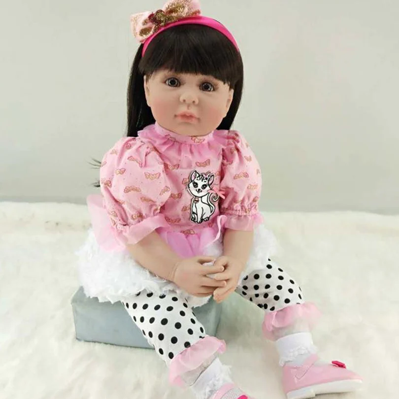 2017 Fashion Silicone Reborn Dolls Body Soft Babies Alive Princess Doll
