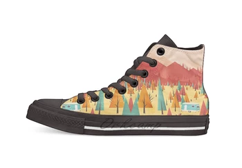 

Go out Design breathable Casual High Top lace-up Canvas shoes sneakers For Drop shipping