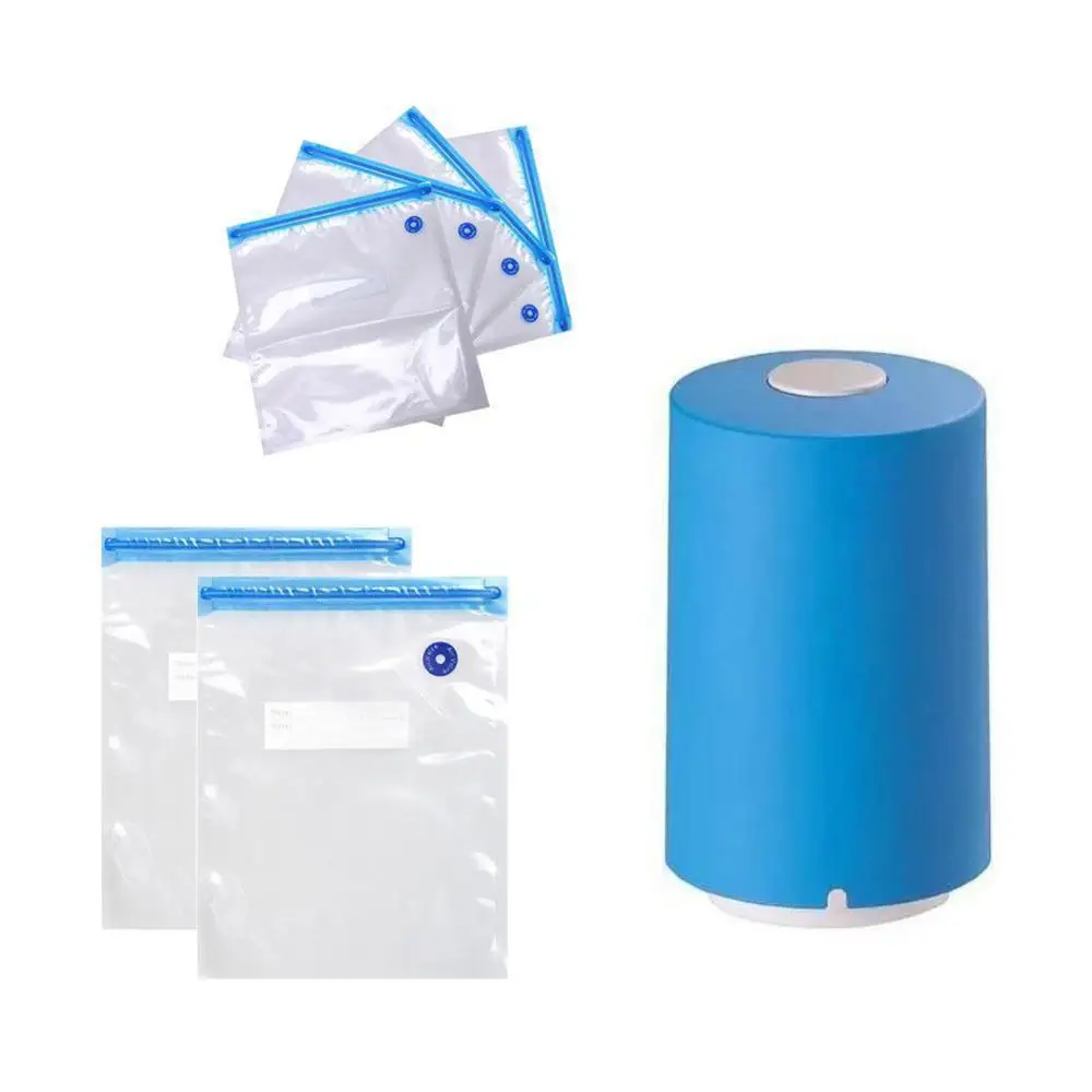

Mini Automatic Sealing Machine Compression Food Heat Sealer Vacuum Pump Househoud Sealer Clamp Snack Fresh Food Rod Strip