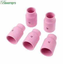 Bowarepro TIG Alumina сопло газовые линзы 53N87 керамические чашки 12# Fit TIG сварочный фонарь расходные материалы PTA DB SR WP17 18 26 серия 5 шт