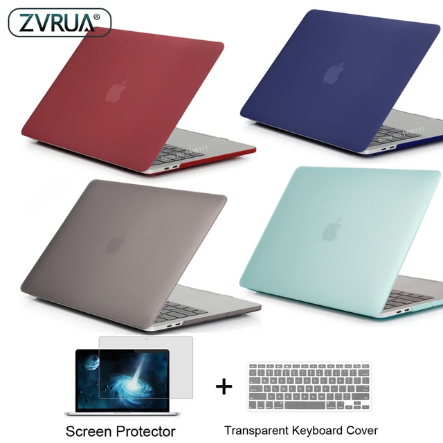 New color Laptop Case For Apple MacBook Air Pro Retina 11 12 13 15 for mac book New Pro 13 15 inch with Touch Bar + Keypad Cover